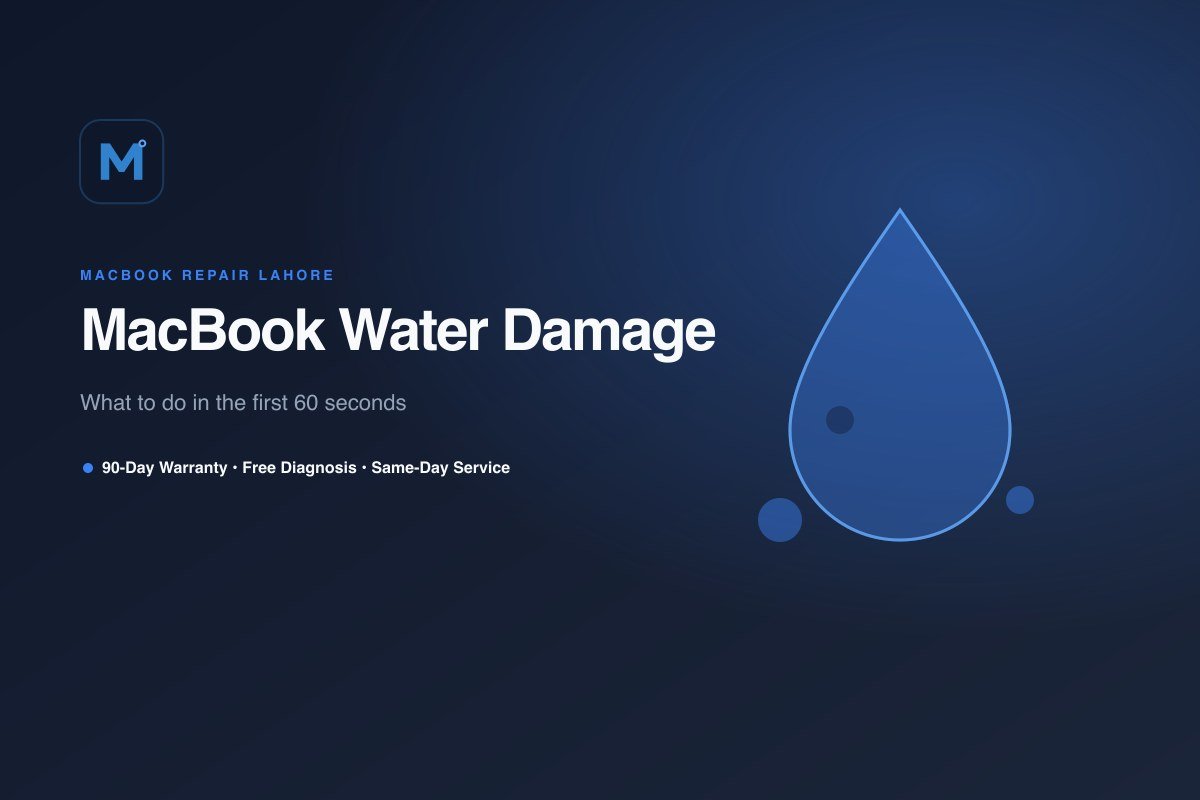 MacBook Water Damage: Why Immediate Action is Critical